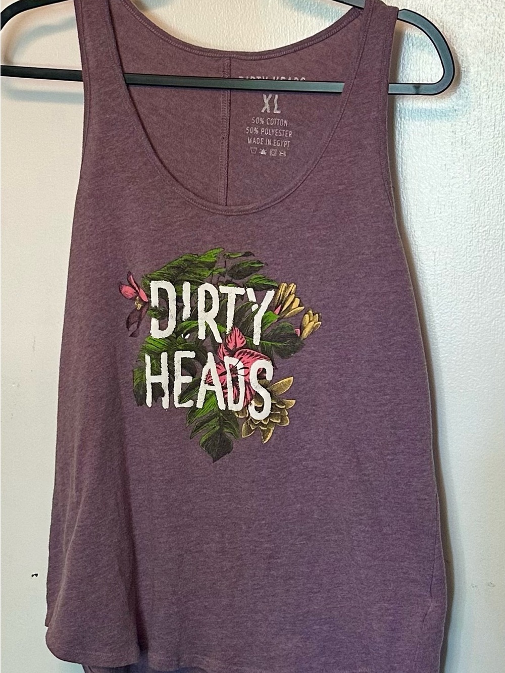Dirty Heads Purple Graphic Tank Top